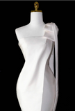 Elegant Wedding Dress One Shoulder Fit Wedding Dress HZ0319