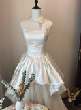 Charming Wedding Dress Strapless Pleated Tulle Wedding Dress HZ0319