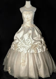 New Arrival Wedding Dress Strapless Pleated Tulle Wedding Dress HZ0319
