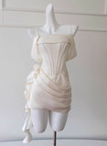New Arrival Homecoming Dress Spaghetti Straps Pleated Short Prom Dress Birthday Party Outfits HZ0319