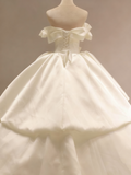 New Arrival Wedding Dress Off Shoulder Pleated Rose Wedding Dress HZ0319