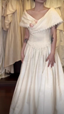 Newest Wedding Dress V-neck Pleated Wedding Dress HZ0319