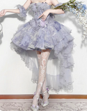 New Arrival Homecoming Dress Strapless Tulle Short Prom Dress Birthday Party Dress HZ0319