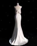New Arrival Wedding Dress One Shoulder Pleated Mermaid Wedding Dress HZ0319