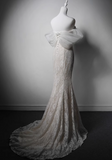 Newest Wedding Dress Off Shoulder Lace Mermaid Wedding Dress HZ0319