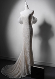 Newest Wedding Dress Off Shoulder Lace Mermaid Wedding Dress HZ0319