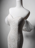 Newest Wedding Dress Off Shoulder Lace Mermaid Wedding Dress HZ0319