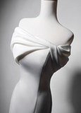 Elegant Wedding Dress Strapless Pleated Mermaid Wedding Dress HZ0319