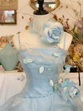 New Arrival Prom Dress Spaghetti Straps Ruffle Tired Ball Gown Evening Gown Quinceanera Dress HZ0319