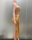 Sexy Homecoming Dress Gold Sweetheart Pleated Short Prom Dress Cocktail Dress Birthday Party Dress HZ0319