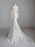 Elegant Wedding Dress Sweetheart Lace Mermaid Wedding Dress HZ0319