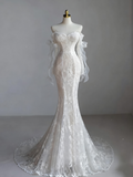 Elegant Wedding Dress Sweetheart Lace Mermaid Wedding Dress HZ0319