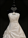 Pretty Wedding Dress Strapless Rose Wedding Dress HZ0319