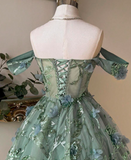 Stunning Homecoming Dress Off Shoulder Pleated Short Prom Dress Birthday Party Outfits HZ0319