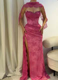 Popular Prom Dress Sweetheart Slit Evening Dress Birthday Party Outfits HZ0319