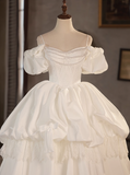 Charming Wedding Dress Spaghetti Straps Lace Wedding Dress HZ0319