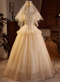 New Arrival Wedding Dress V-neck Pleated Tulle Wedding Dress HZ0319
