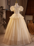New Arrival Wedding Dress V-neck Pleated Tulle Wedding Dress HZ0319