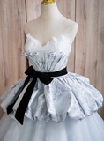 Stunning Prom Dress Sweetheart Pleated Tulle Ball Gown Sweet 16 Dress Evening Dress HZ0319
