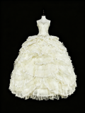 Vintage Wedding Dress Sweetheart Tulle Pleated Wedding Dress HZ0319