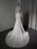 New Arrival Wedding Dress Off Shoulder Lace Mermaid Wedding Dresss HZ0319