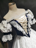 Retro Wedding Dress Off Shoulder Lace Wedding Dress HZ0319