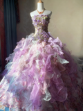 New Arrival Prom Dress Strapless Pleated Ruffle Ball Gown Evening Dress Quinceanera Dress HZ0319