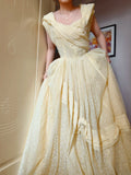 Cute Prom Dress Asymmetrical Neck Pleated Evening Dress Sweet 16 Dress Ball Gown HZ0319