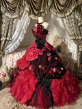 Stunning Prom Dress Strapless Pleated Tiered Evening Dress Sweet 16 Dress Ball Gown HZ0319