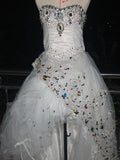 New Design Prom Dress Sweetheart Tulle Evening Dress Birthday Party Outfits Ball Gown HZ0319