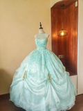 Sweet Prom Dress Crew Neck Tulle Pleated Ball Gown Evening Dress Sweet 16 Dress Birthday Party Outfits HZ0319