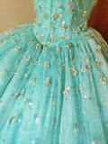 Sweet Prom Dress Crew Neck Tulle Pleated Ball Gown Evening Dress Sweet 16 Dress Birthday Party Outfits HZ0319