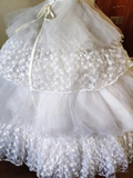 Beauty Prom Dress Strapless Tulle Lace Ball Gown Birthday Party Outfits Evening Dress Sweet 16 Dress HZ0319
