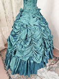 Beauty Prom Dress Strapless Pleated Ball Gown Evening Dress Quinceanera Dress Birthday Party Dress HZ0319