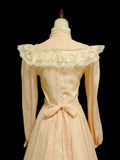 Elegant Prom Dress A Line High Collar Pleated Gala Dress Formal Dress Evening Dress HZ0319