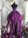 Stunning Homecoming Dress Strapless Pleated Short Prom Dress Birthday Party Dress Cocktail Dress HZ0319