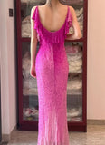 New Design Prom Dress Spaghetti Straps Evening Dress Gala Dress Birthday Party Dress HZ0319