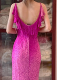 New Design Prom Dress Spaghetti Straps Evening Dress Gala Dress Birthday Party Dress HZ0319
