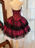 Charming Homecoming Dress Sweetheart Pleated Short Prom Dress Birthday Party Dress Cocktail Dress HZ0319
