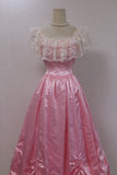 Sweet Prom Dress Square Neck Pleated Lace Ball Gown Evening Dress Quinceanera Dress Birthday Party Dress HZ0319