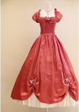 Elegant Prom Dress Square Neck Pleated Ball Gown Evening Dress Birthday Party Dress Quinceanera Dress HZ0319