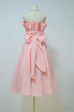 Sweet Prom Dress Light Pink Spaghetti Straps Pleated Evening Dress Gala Dress Formal Dress HZ0319