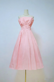 Sweet Prom Dress Light Pink Spaghetti Straps Pleated Evening Dress Gala Dress Formal Dress HZ0319