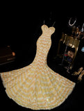 Shiny Prom Dress Sweetheart Sequins Mermaid Evening Dress Gala Dress Formal Dress HZ0319