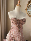 Beauty Prom Dress Sweetheart Ruffle Pleated Quinceanera Dress Ball Gown Evening Dress HZ0319