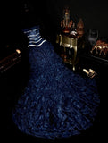 Pretty Prom Dress Strapless Pleated Birthday Party Dress Gala Dress Evening Dress HZ0319