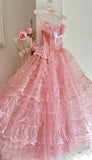 Sweet Prom Dress Strapless Tulle Gala Dress Evening Dress Formal Dress HZ0319