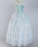 Pretty Prom Dress Sweetheart Pleated Lace Evening Dress Quinceanera Dress Ball Gown HZ0319