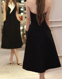 Minimalist Prom Dress V-neck Slit Gala Dress Evening Dress Formal Dress HZ0319