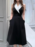 Minimalist Prom Dress V-neck Slit Gala Dress Evening Dress Formal Dress HZ0319